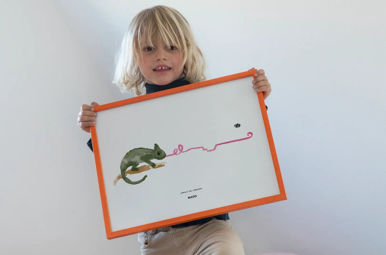 Charlie the Chameleon - 30x40