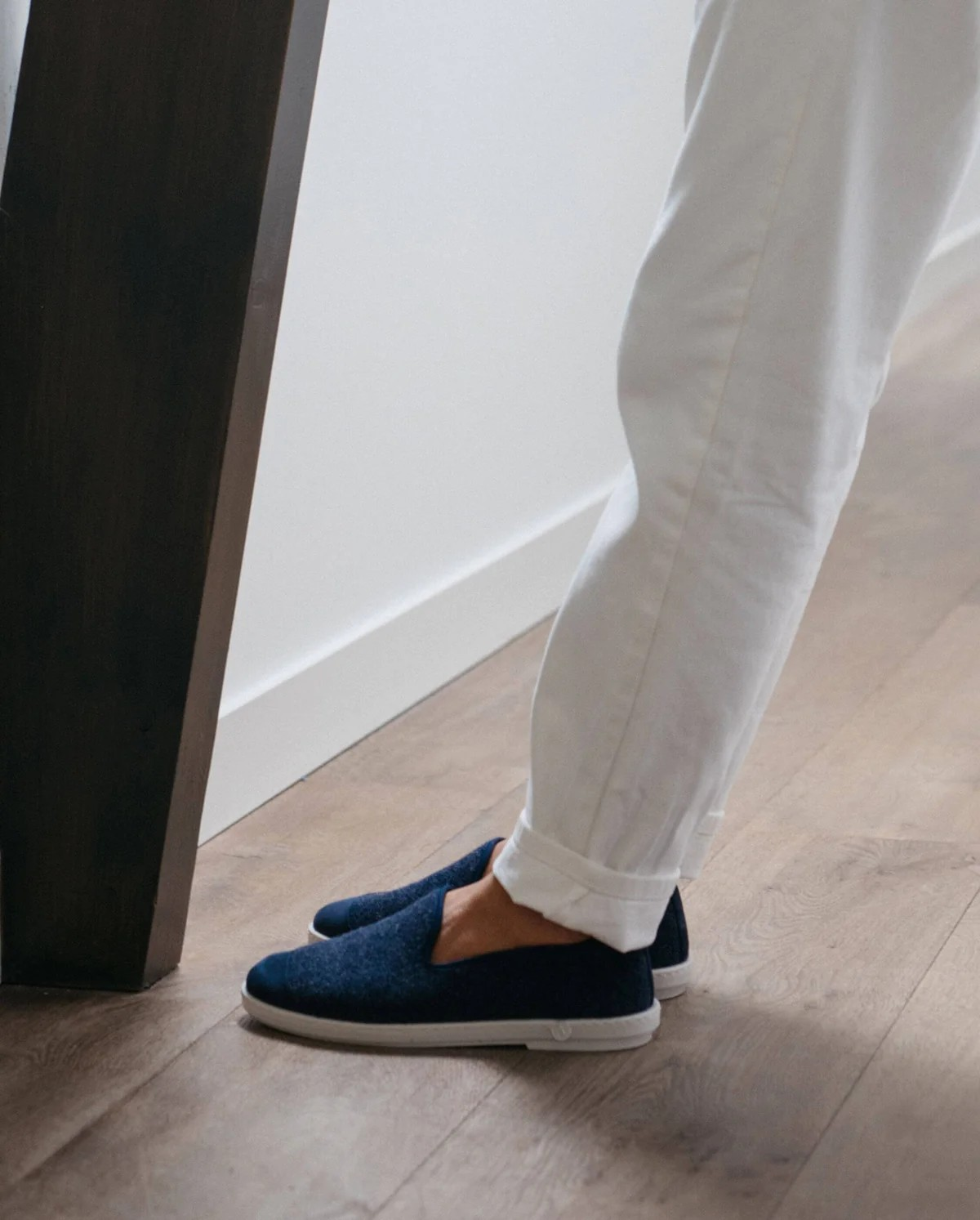 SLIPPER AW BLEU MARINE