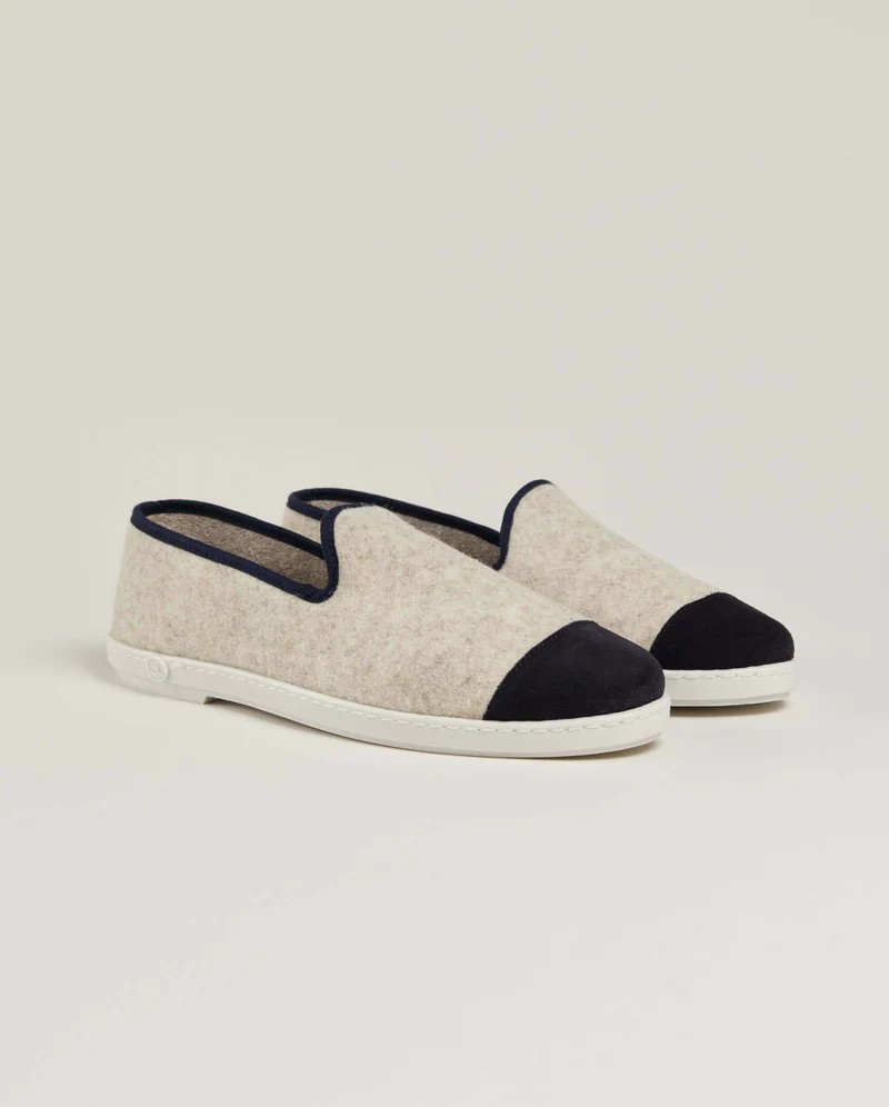 SLIPPER AW BEIGE MARINE