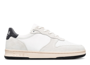 MALONE WHITE LEATHER BLACK