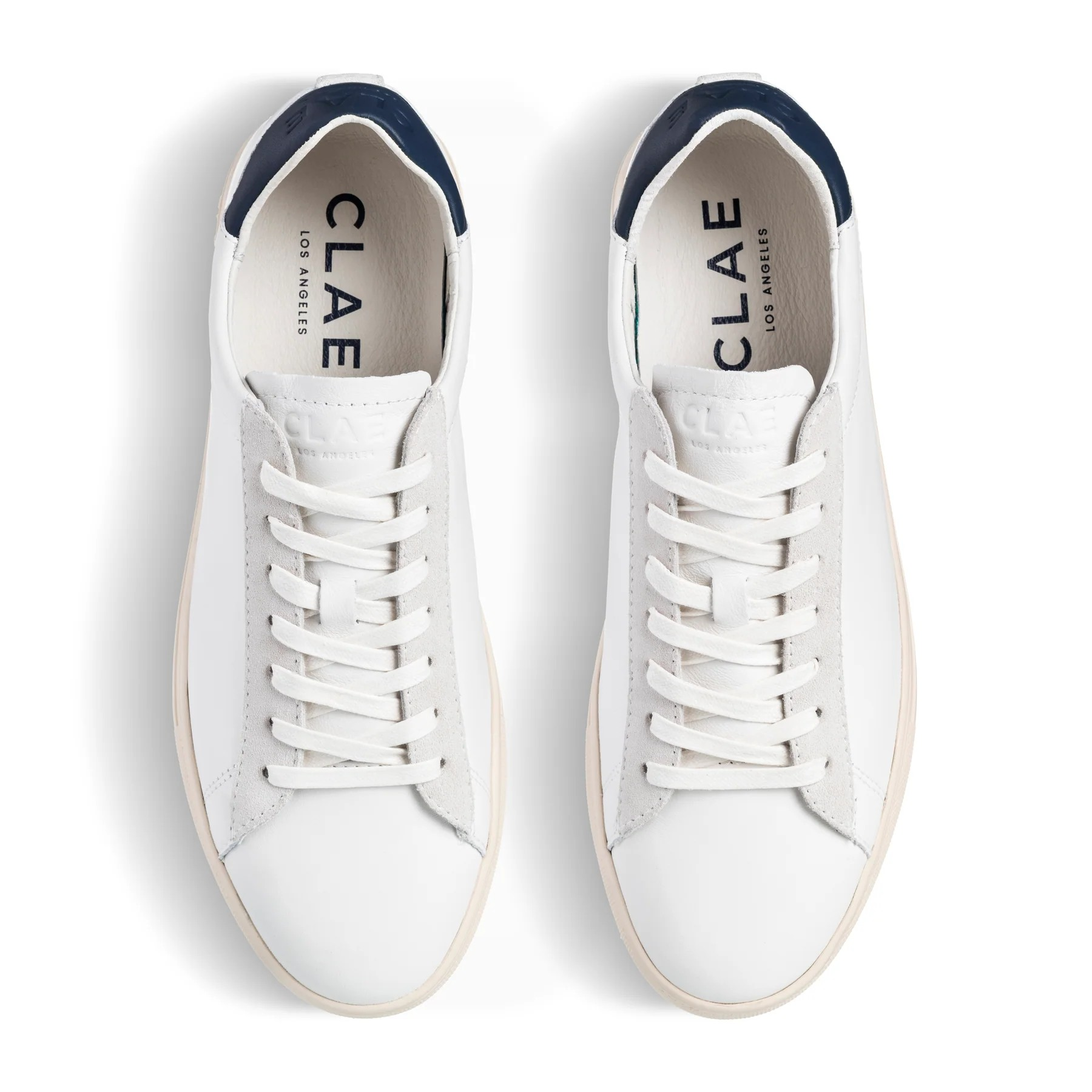 BRADLEY CALIFORNIA WHITE LEATHER NAVY