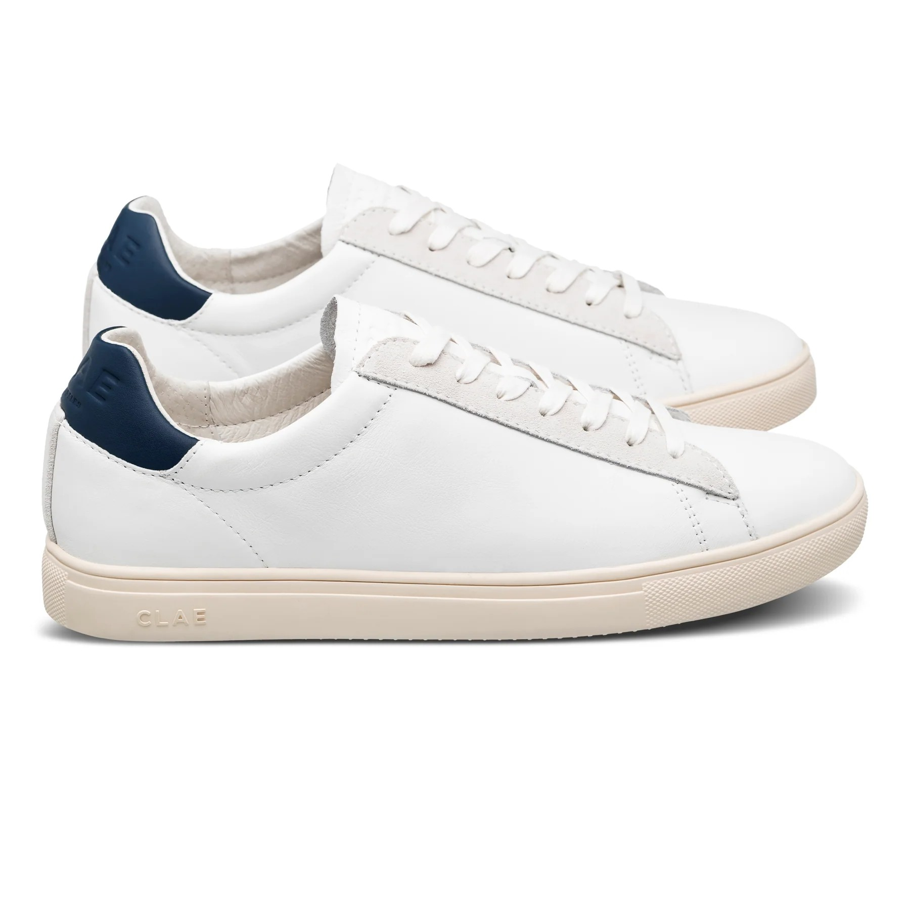 BRADLEY CALIFORNIA WHITE LEATHER NAVY