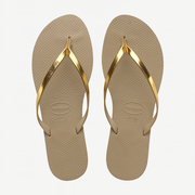 HAVAIANAS YOU METALLIC GOLDEN SAND METALLIC