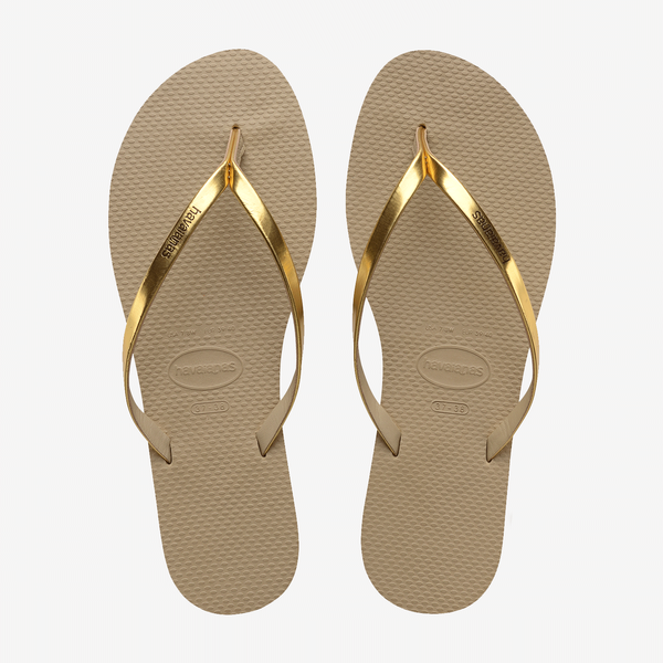 HAVAIANAS YOU METALLIC GOLDEN SAND METALLIC