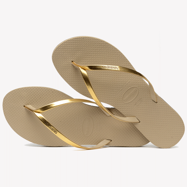 HAVAIANAS YOU METALLIC GOLDEN SAND METALLIC