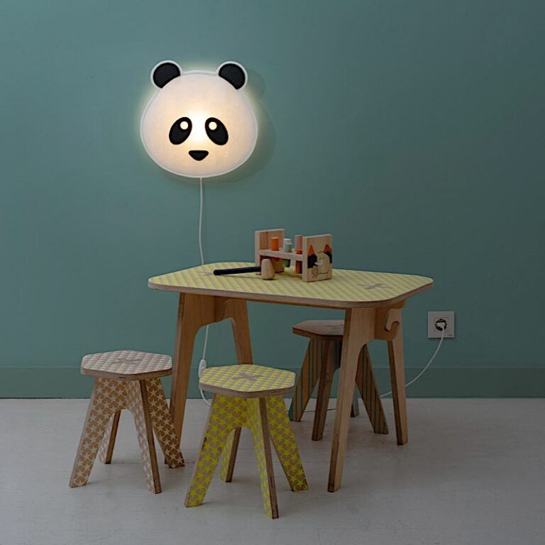 Applique Soft Light Masque Panda