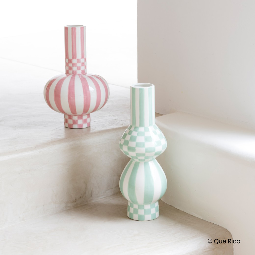 Vase Gabriel - Squares & Stripes