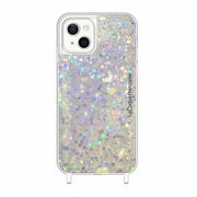 COQUE IPHONE 12/ 12 PRO paillettes holographiques avec anneaux