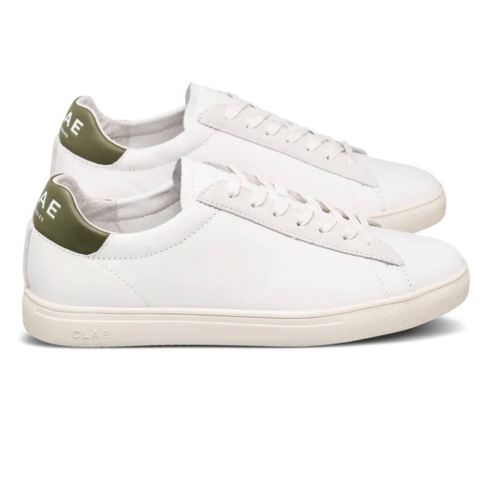 BRADLEY CALIFORNIA WHITE LEATHER OLIVE