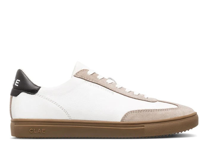 DEANE WHITE LEATHER GREY DARK GUM