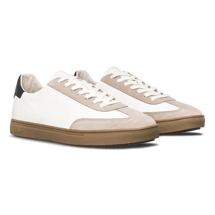DEANE WHITE LEATHER GREY DARK GUM