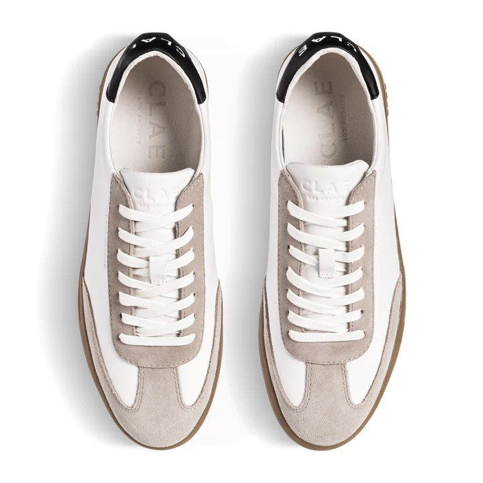 DEANE WHITE LEATHER GREY DARK GUM