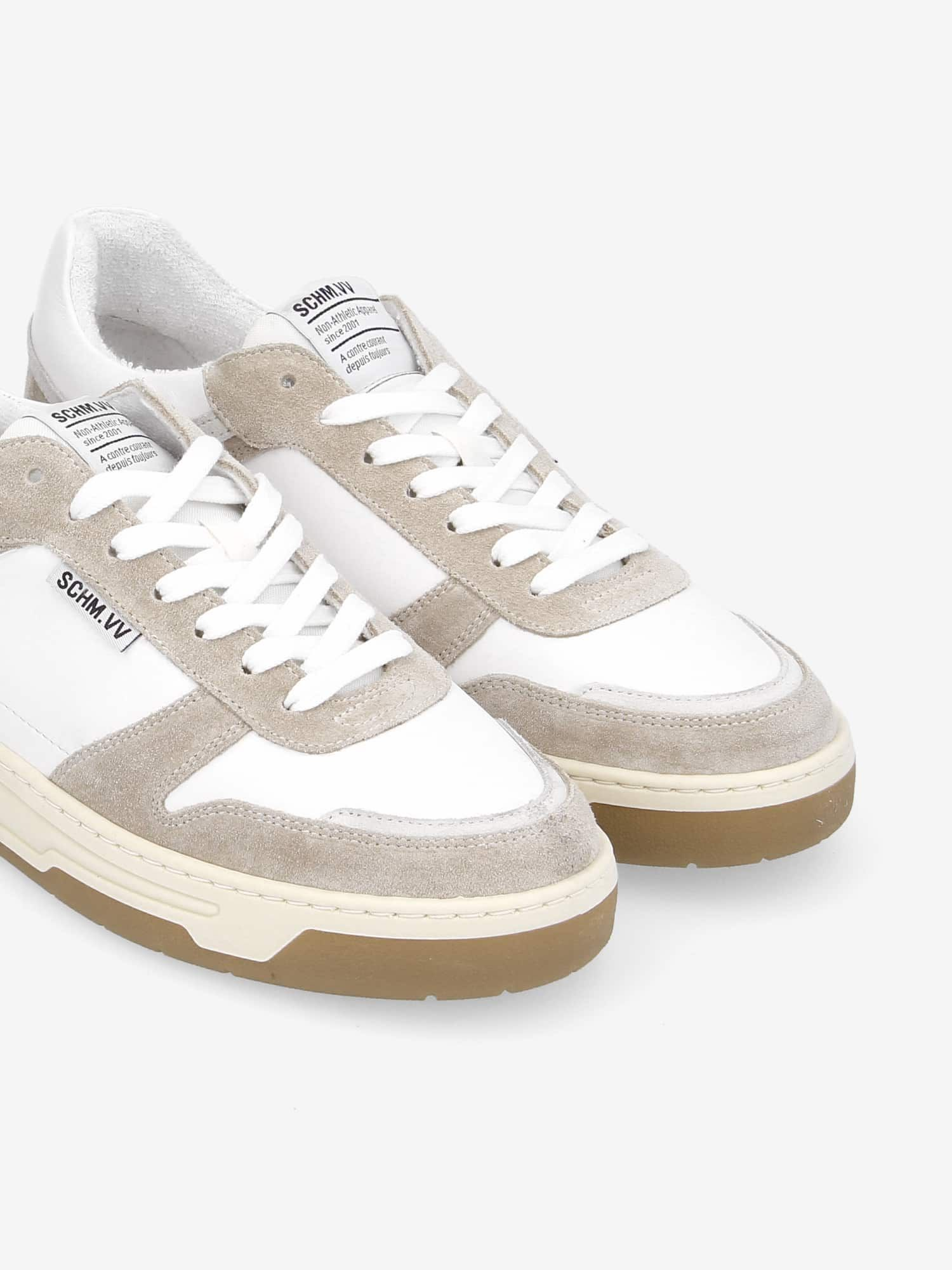 SMATCH SNEAKER M SUEDE/NAPPA BEIGE/WHITE