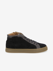 SPARK MID ZIP SUEDE/BRONX BLACK/BLACK