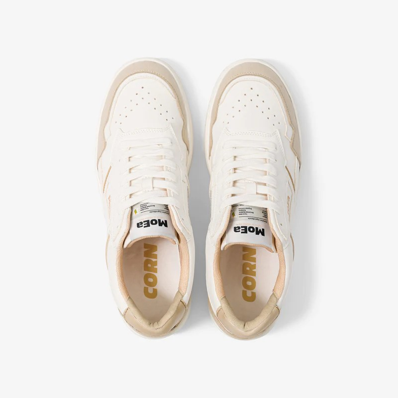 GEN1 - Corn White & Beige Suede