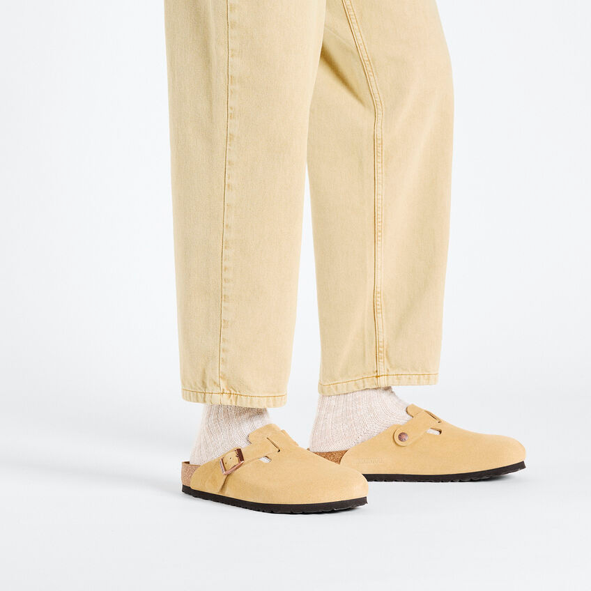 Boston - Suede Latte Cream - Etroite
