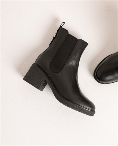 ALMA CUIR LISSE NOIR