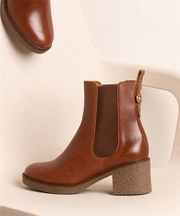 ALMA CUIR LISSE COGNAC