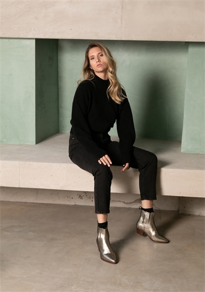 VICTOIRE CUIR METALLISÉ DORÉ