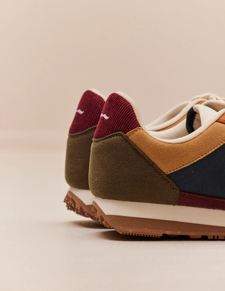 Gabriel - Ultrasuède kaki beige terracotta