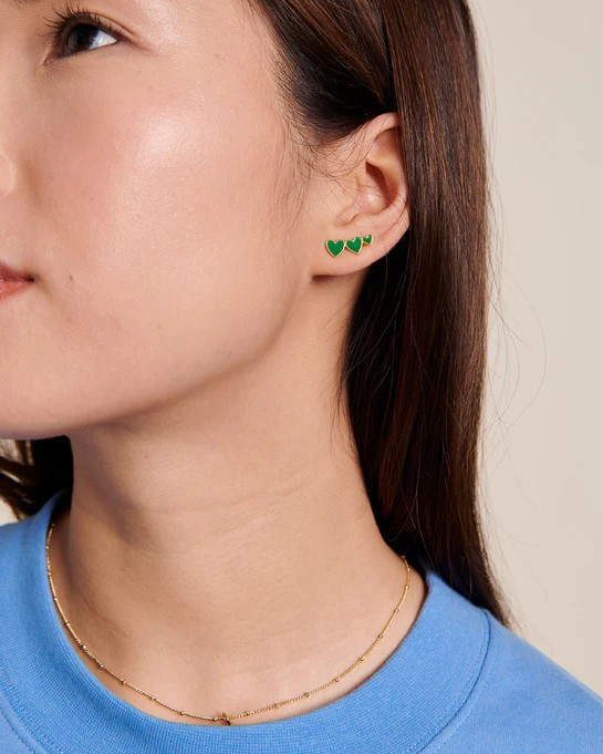 Les boucles d'oreilles Clarisse - or fin 24 carats