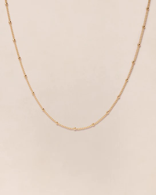 Le collier chaîne boules