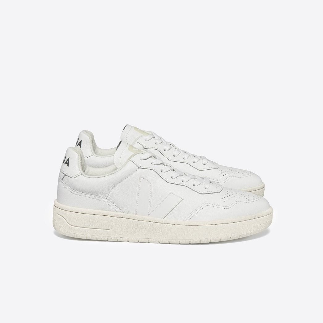 V90 LEATHER WHITE - FEMME