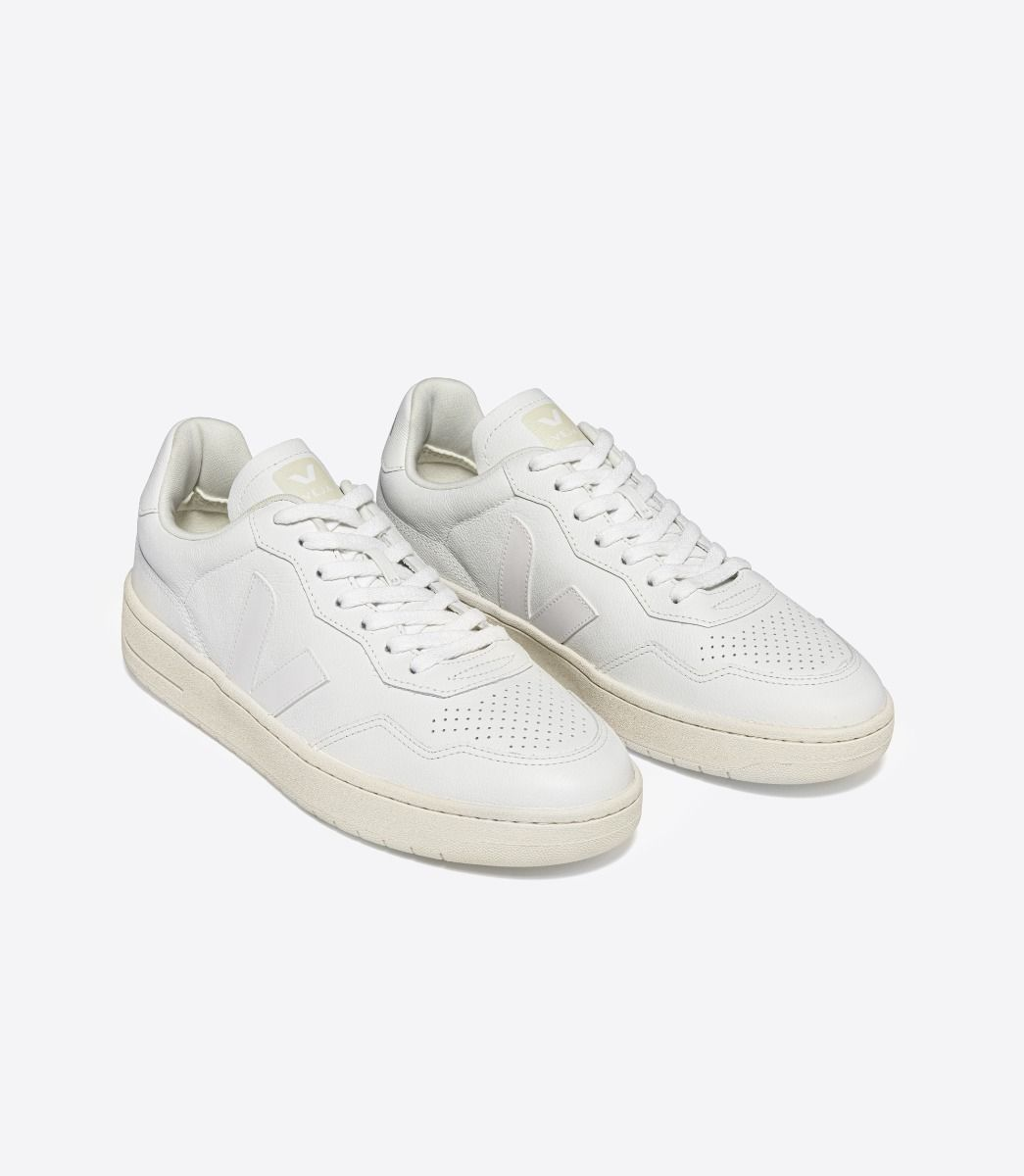 V90 LEATHER WHITE - FEMME