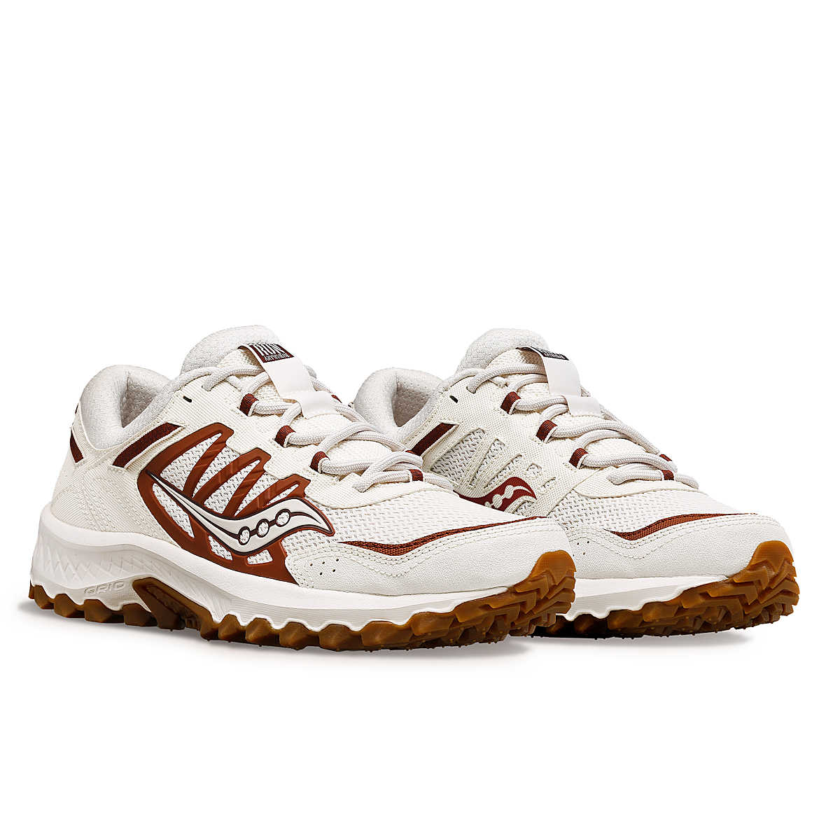 GRID PEAK - SAND/BURGUNDY