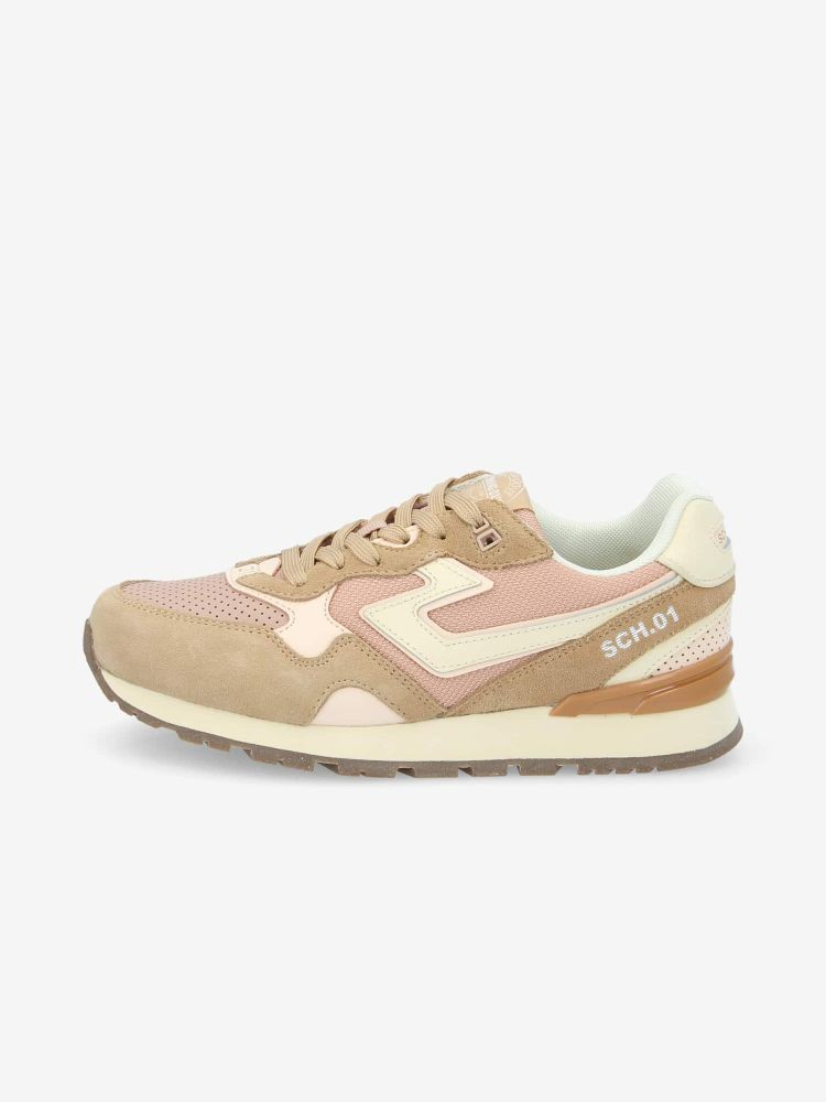 CAPE COD RUNNER W SUEDE/MESH/NAP. NUDE/SKIN/DOVE