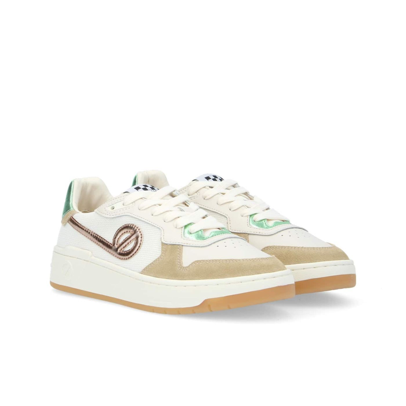 KELLY SNEAKER W SDE/S.MESH/IRIS SABLE/DOVE/COPPER