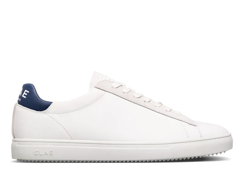 BRADLEY WHITE LEATHER DENIM BLUE