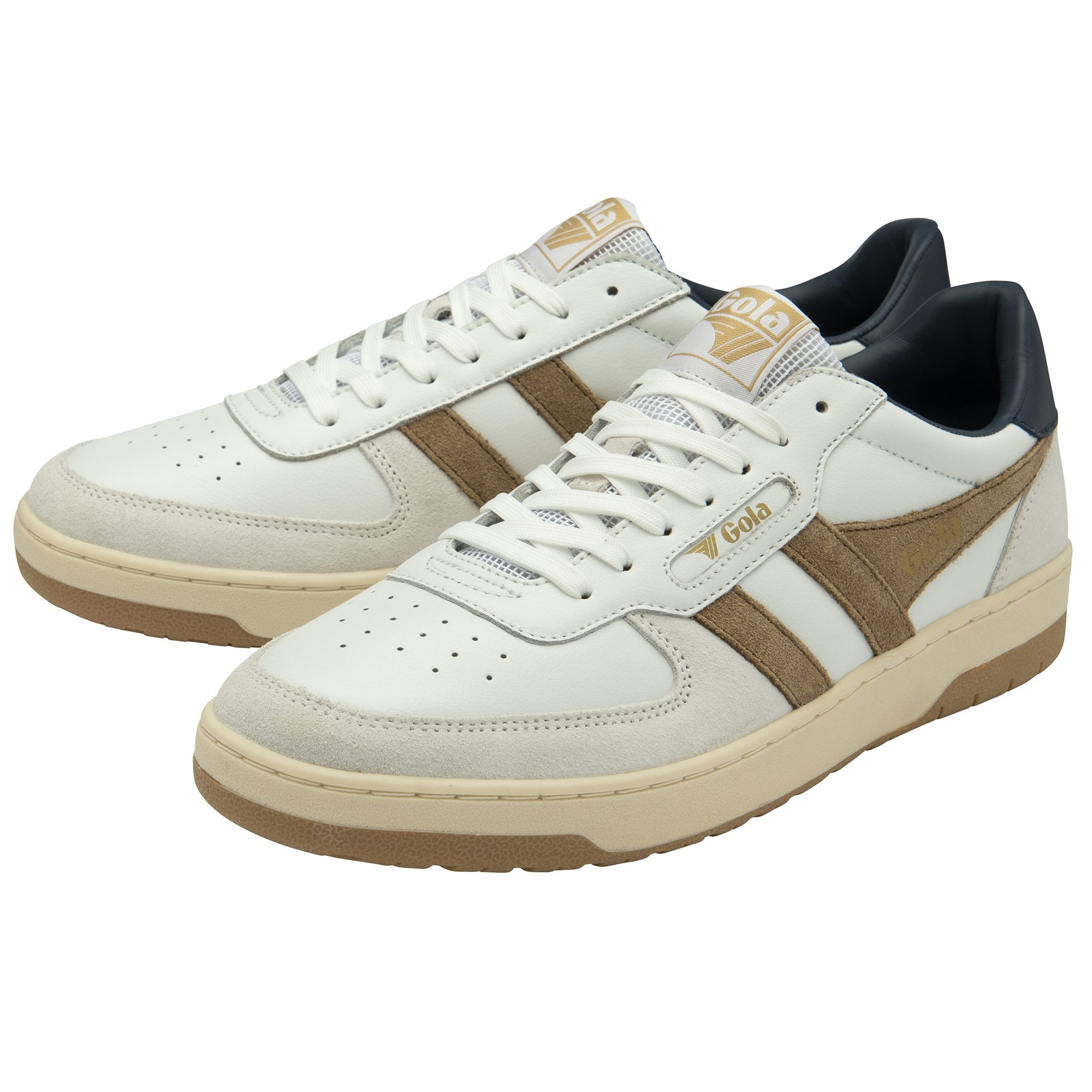 HAWK WHITE/TOBACCO/NAVY/LIGHT GREY