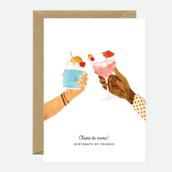 Carte de voeux - Cheers to more
