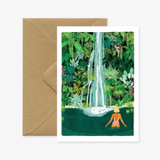 Carte de voeux - Waterfall