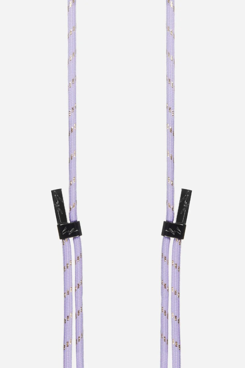 Lanière cordon Liam Violet et doré