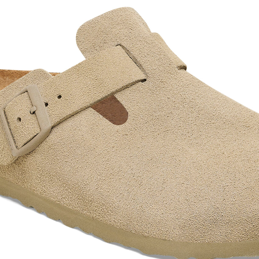 Boston - Suede Faded Khaki - Etroite