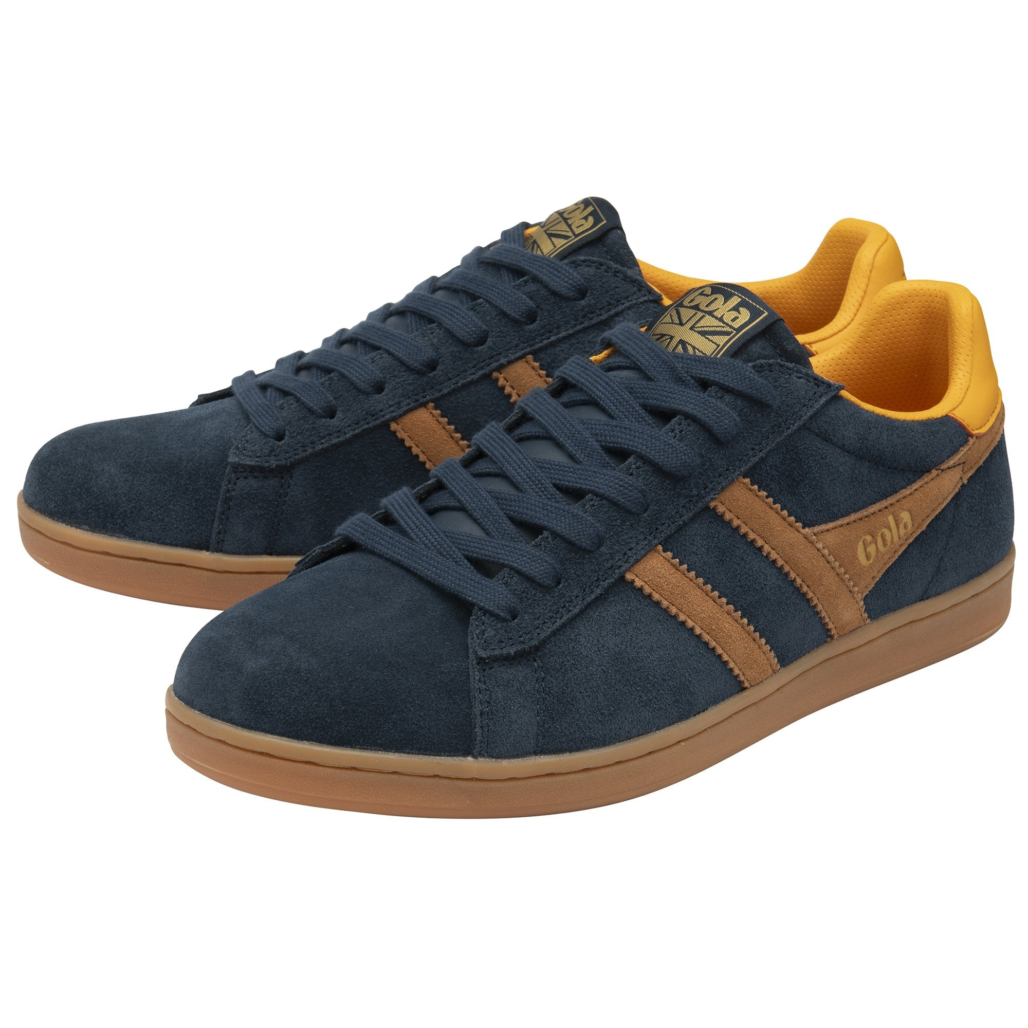 EQUIPE II SUEDE NAVY/GINGER/DARK SUN