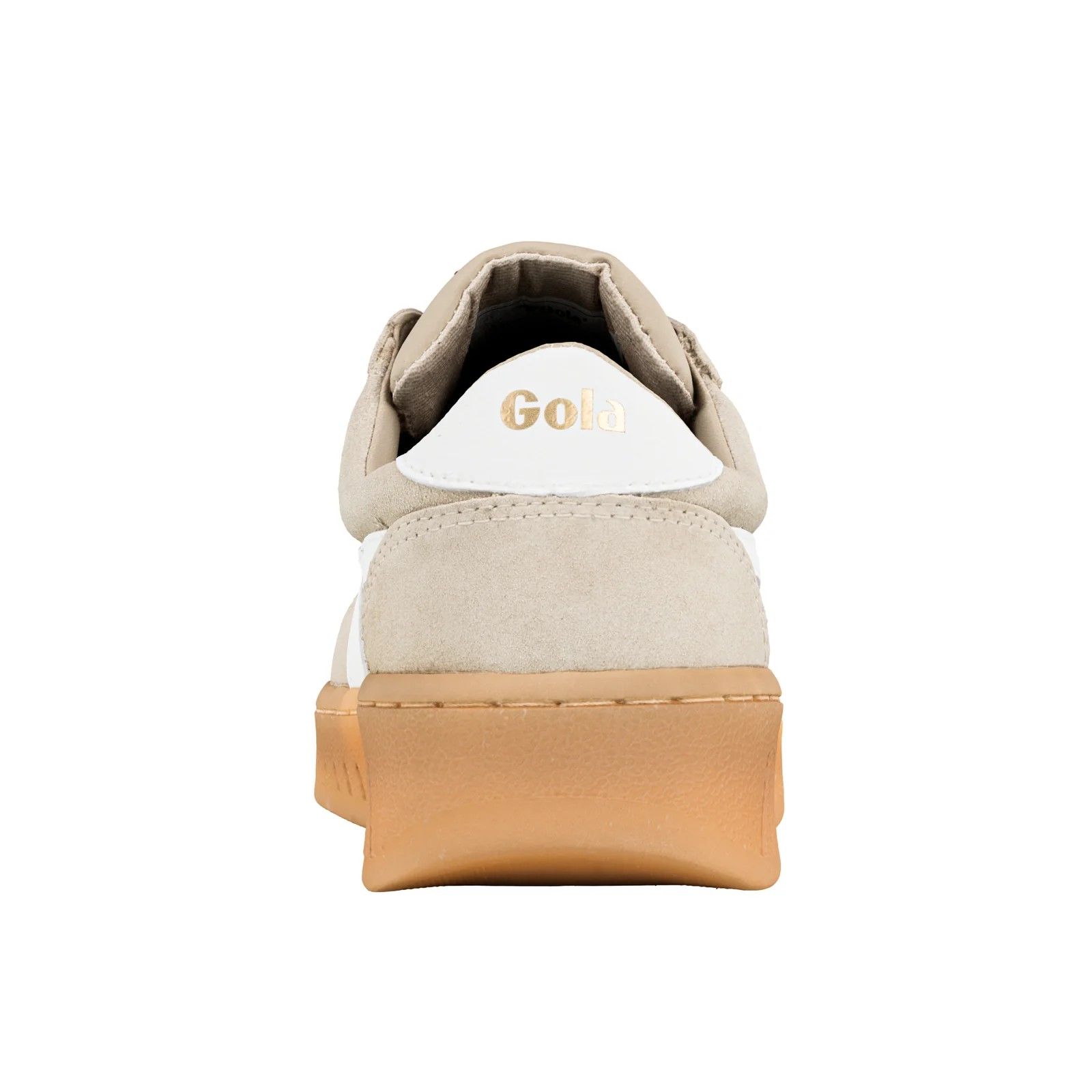 Grandslam Suede Trainer Bone/Off White/Gum