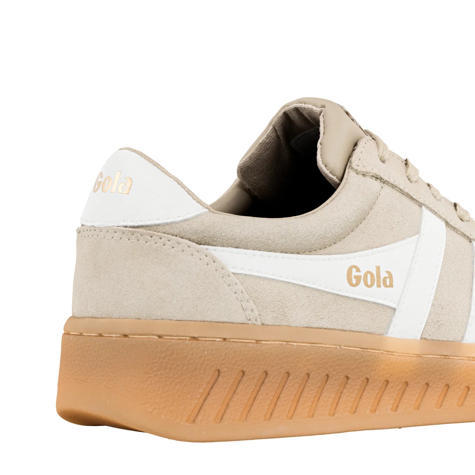 Grandslam Suede Trainer Bone/Off White/Gum