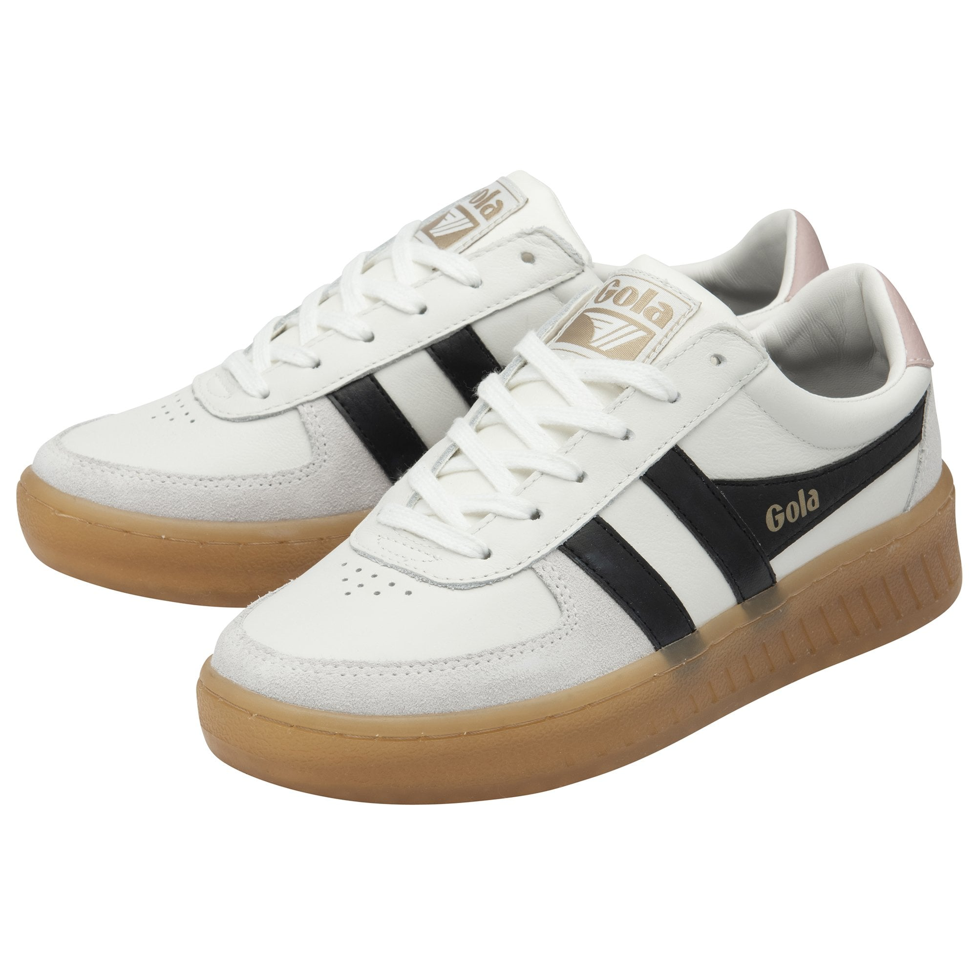 GRANDSLAM ELITE TRAINER WHITE/BLACK/CHALK PINK/GUM