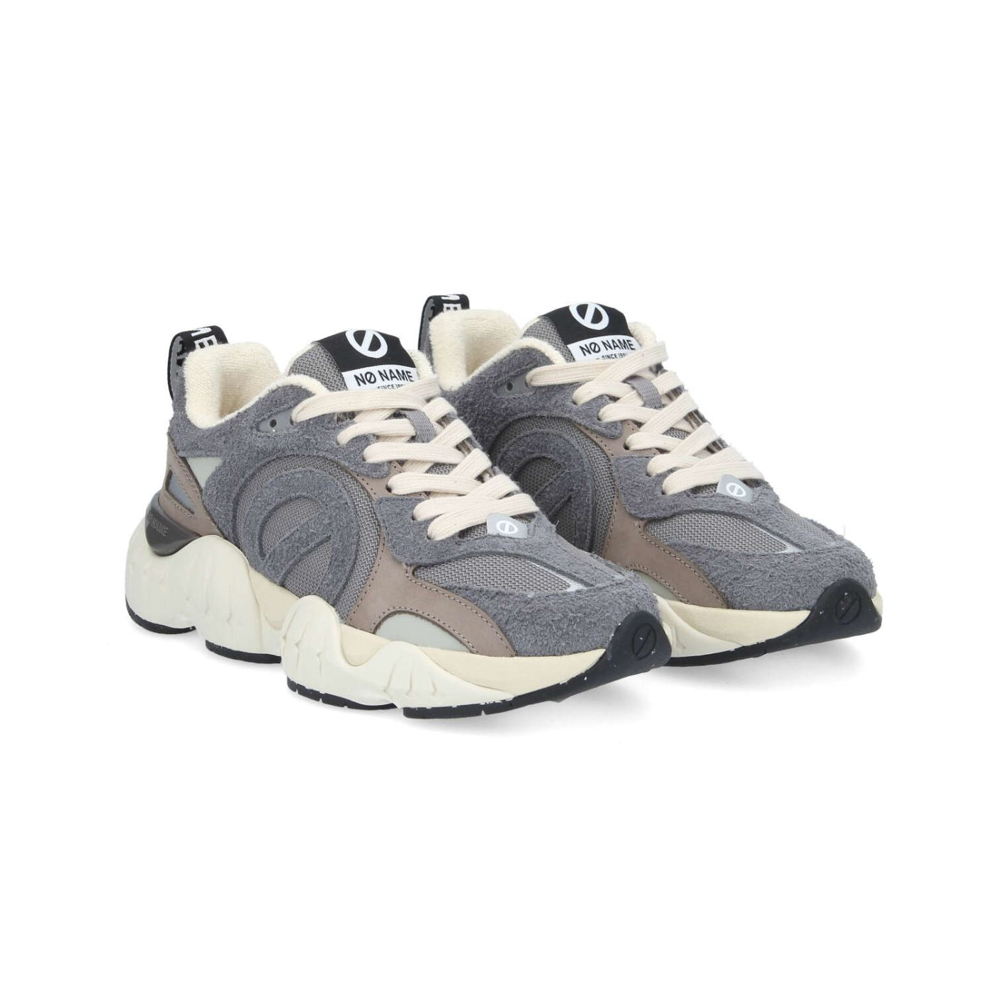 KRAZEE RUNNER M H.SDE/KNIT/NUB. CARBONE/GREY/L.GREY