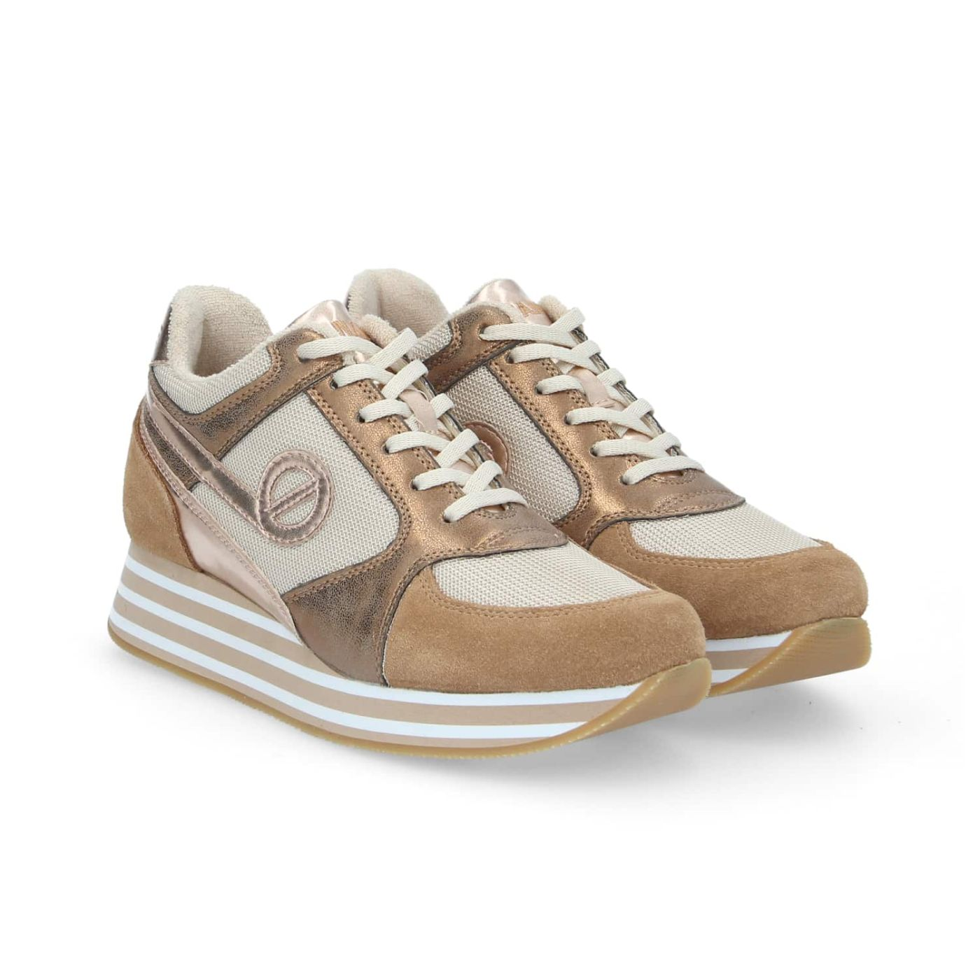 PARKO JOGGER W KNIT/SDE/DUSTY BEIGE/NUTS/COPPER