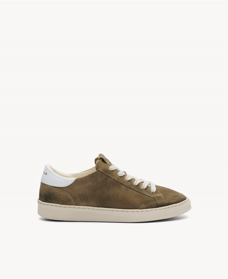 Baskets n°14 - Suede - Taupe