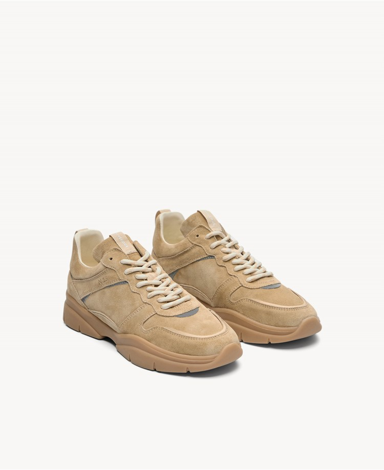 Baskets n°15 - Suede - Beige