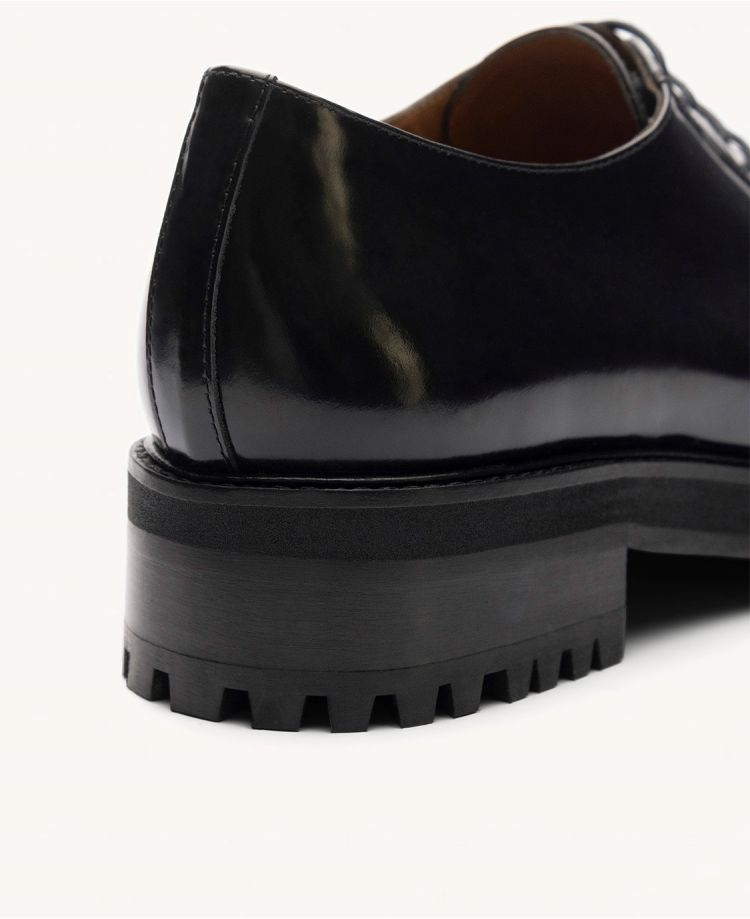 Derby n°88 - Cuir polido - Noir