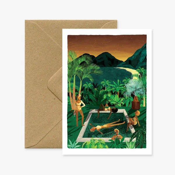 Carte de voeux - Party girls