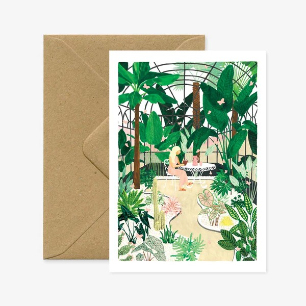 Carte de voeux - Butterfly Greenhouse