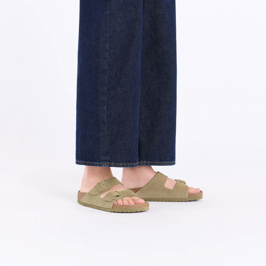 Arizona - Lit de pied souple - Suede Faded Khaki - Normale