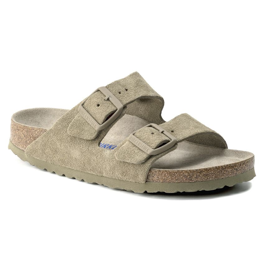 Arizona - Lit de pied souple - Suede Faded Khaki - Normale